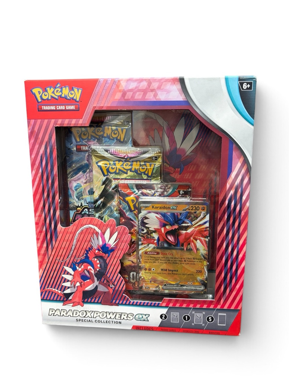 Pokemon Paradox Powers EX Special Collection - Red Collector Box